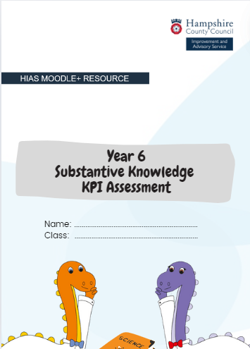 Substantive knowledge KPI booklet front cover